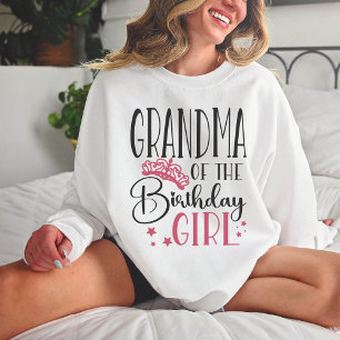 Farmor i Birthday Girl Anpassningsbar Family T Shirt