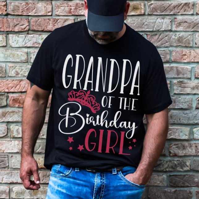 Farmor i Birthday Girl Anpassningsbar Family T Shirt (Skapare uppladdad)