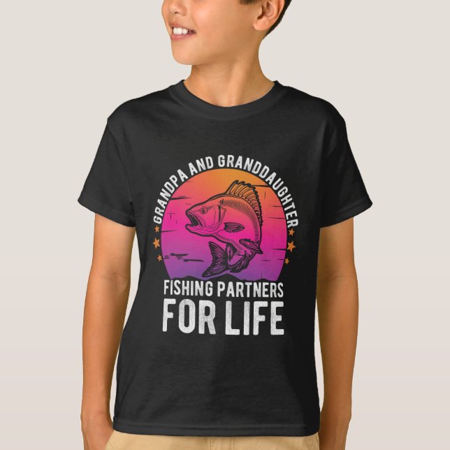 Farmor- och mordotterfiskspartner för Lif T Shirt (Framsida)
