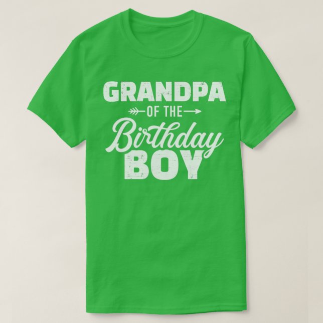 Farmor på födelsedagspojken t shirt (Design framsida)
