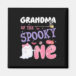 Farmor på talokyn 1:a födelsedagen Halloween P Magnet