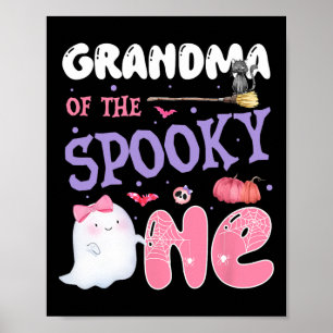 Farmor på talokyn 1:a födelsedagen Halloween P Poster