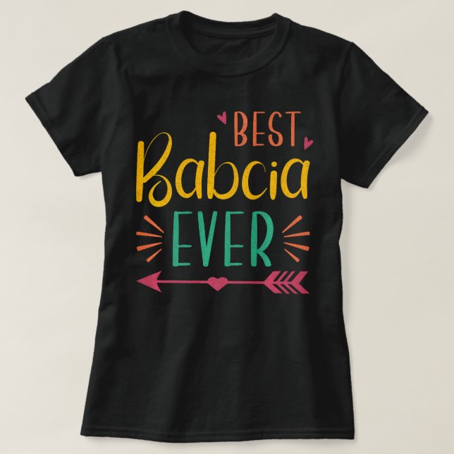 Farmor pierogi lagar bakverk polsk a t shirt (Design framsida)