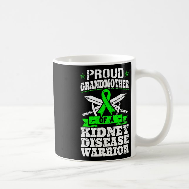 Farmor som är mormor på en njursjukdom kaffemugg (Höger)