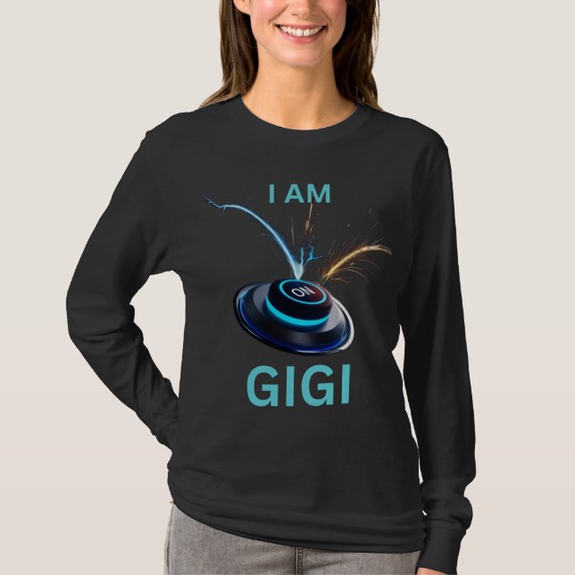 farmor spark är på gigi t shirt (Framsida)