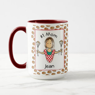 Farmor Tecknad av Mamma Mor Mugg