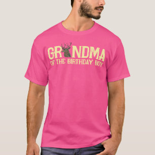 Farmor till födelsedagspojken Hjortjägare Kamoufla T Shirt