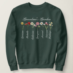 Farmors Garden Birthblomma Anpassningsbarna Barnba T Shirt