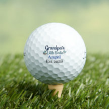 Farmors lilla fågelbaby minnessak golfboll