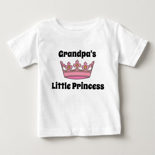 Farmors lilla prinsessa rosa tiara t shirt (Framsida)