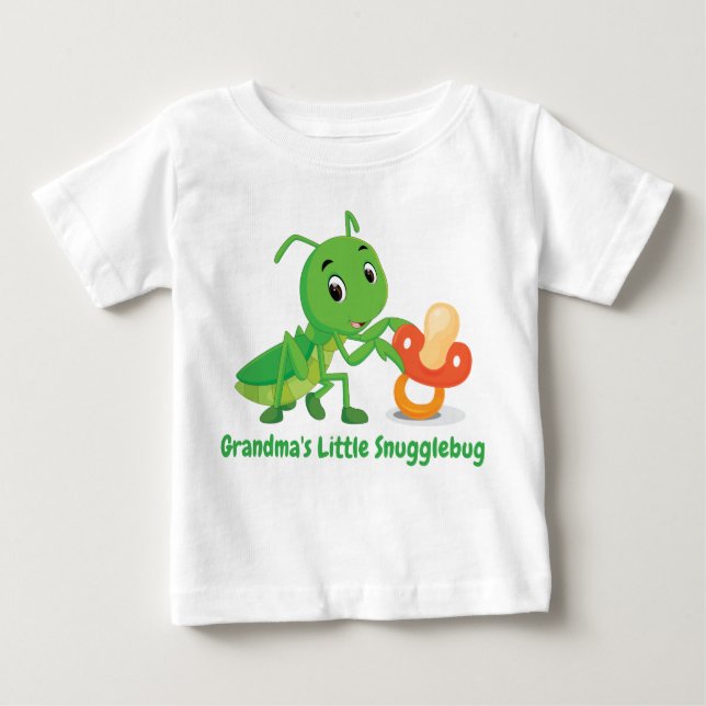 Farmors Snuggle Kryp Baby T-Shirt (Framsida)