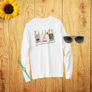 Farmors Spädbarn Clothesline Foton av barn T Shirt
