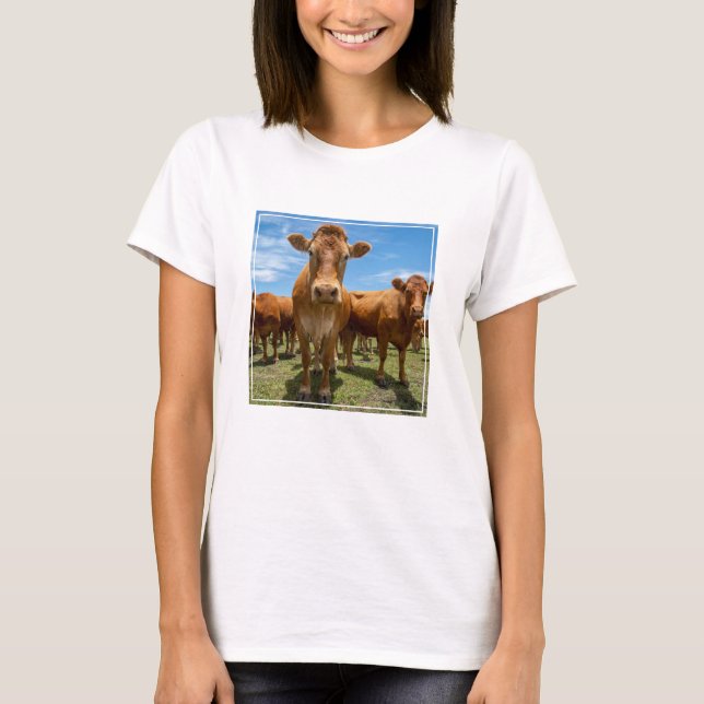 Farms | Brown Cow Group T Shirt (Framsida)