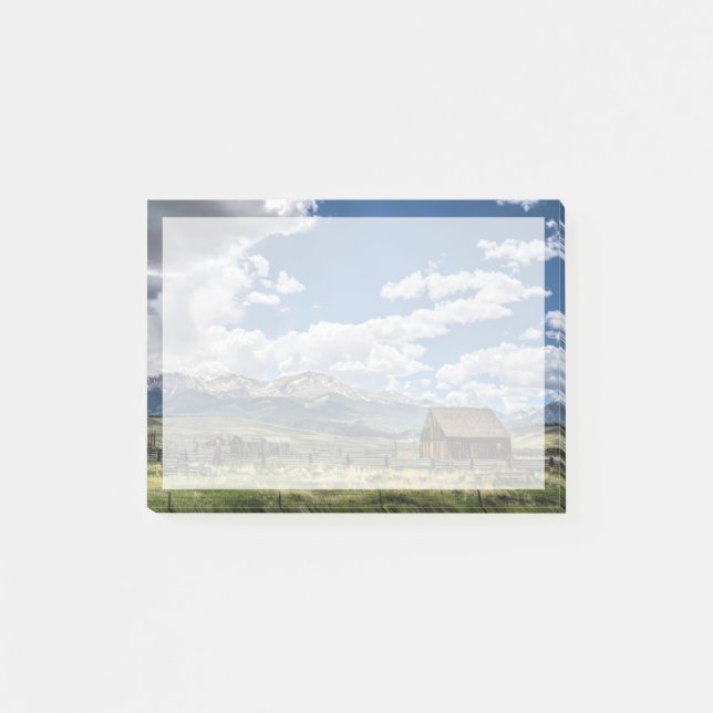Farms | Farm Below the Colorado Mountains Post-it Block (Framsida)