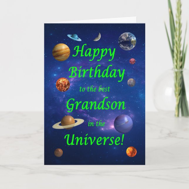 Farmson Birthday Best i Universe Kort (Framsida)