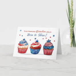 Farmson Birthday den 4 juli: Frihet patriotisk Kort