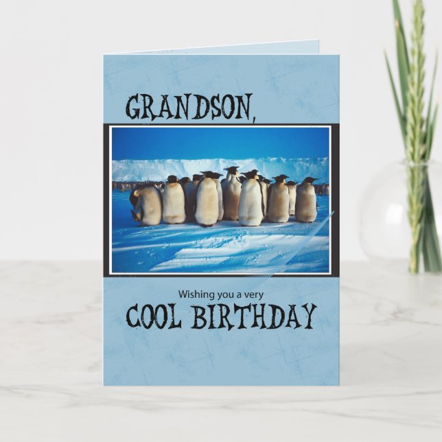 Farmson Birthday, Penguins Kort (Framsida)