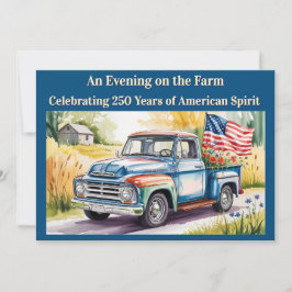 Farmstead Americana ★ Patriotic US 250 Celebration Inbjudningar