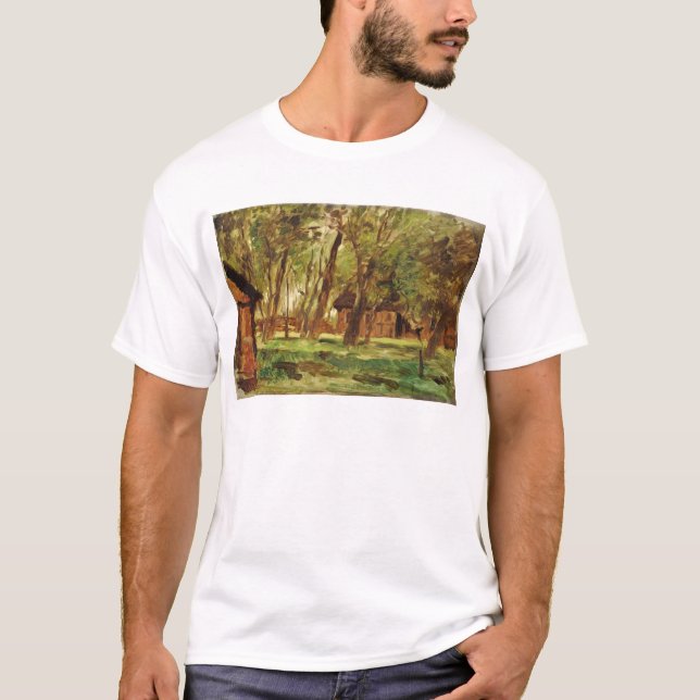 Farmstead under träd t shirt (Framsida)