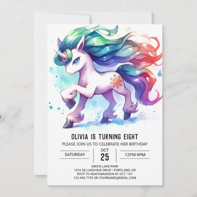 Farmyard Anpassningsbar Horse Birthday Inbjudningar (Framsida)