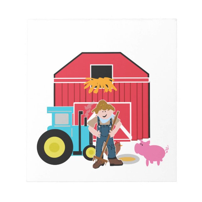 Farmyard Anteckningsblock (Framsida)