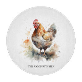 Farmyard Charm: Watercolor Chicken Art