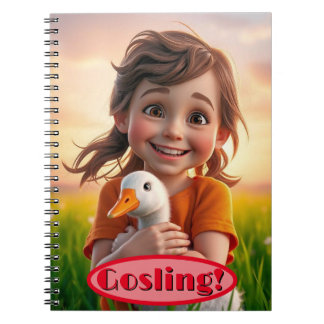 Farmyard Chums Gosling Notebook Anteckningsbok