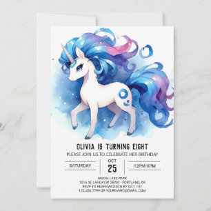 Farmyard Editable Horse Birthday Inbjudningar