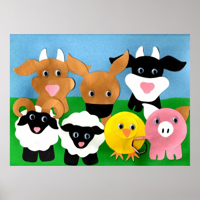 Farmyard Gang Poster (Framsidan)