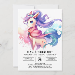 Farmyard Online Horse Birthday Inbjudningar