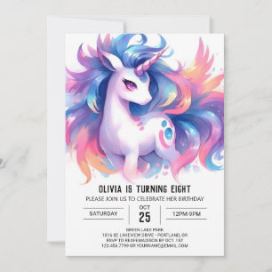 Farmyard Printable Horse Birthday Inbjudningar