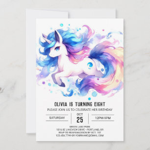 Farmyard Printable Horse Birthday Inbjudningar