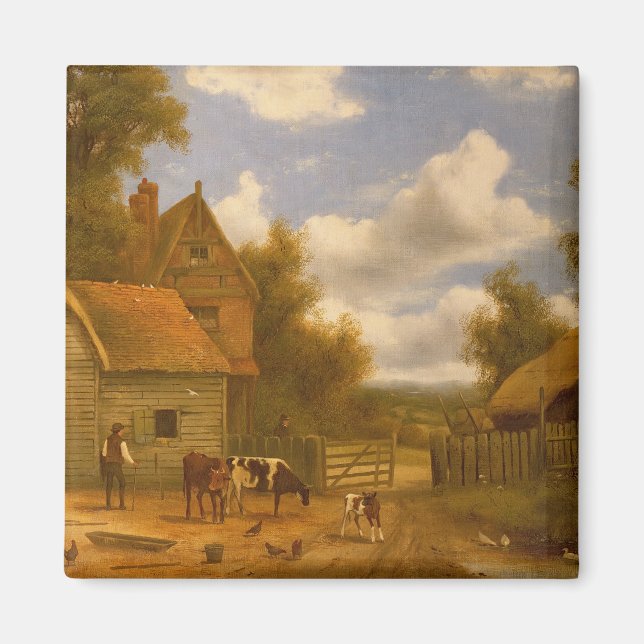 Farmyard Scene Magnet (Framsidan)