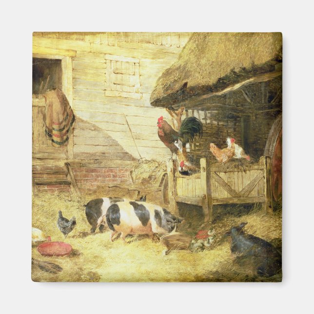 Farmyard Scene Magnet (Framsidan)