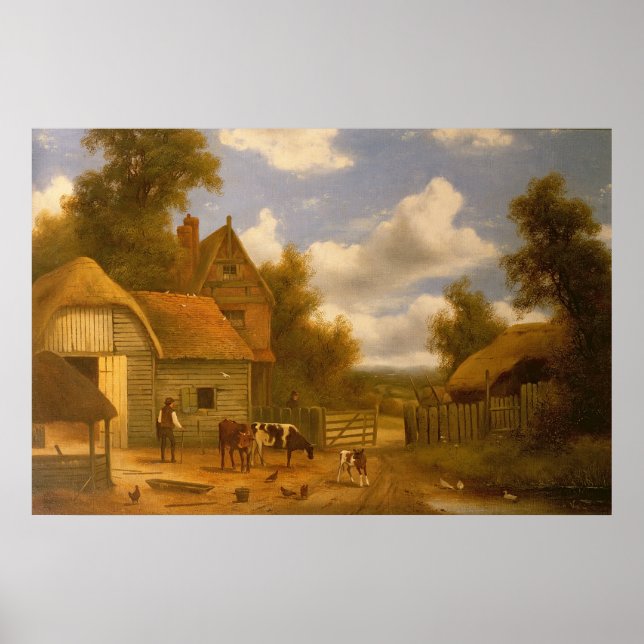Farmyard Scene Poster (Framsidan)