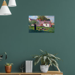 Farmyard Scene Winslow Homer 1872 Poster