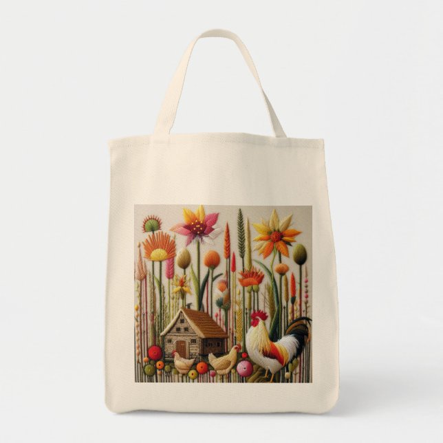 Farmyard, Shopping bag, Tote Tygkasse (Framsidan)