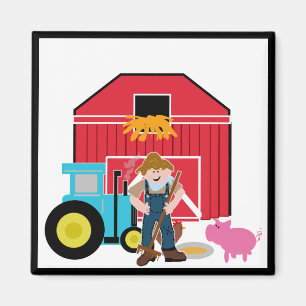 FarmyardTshirts och gåvor Magnet
