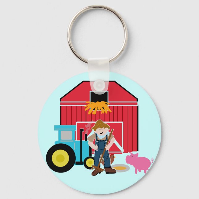 FarmyardTshirts och gåvor Nyckelring (Framsida)