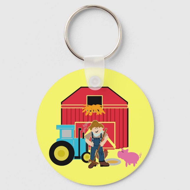 FarmyardTshirts och gåvor Nyckelring (Framsida)