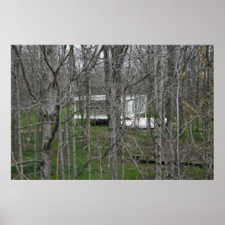 Farnsworth House, Skogen Poster