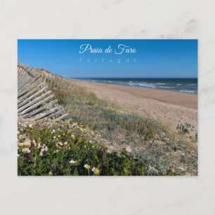 Faro Beach Dunes - Portugal Vykort