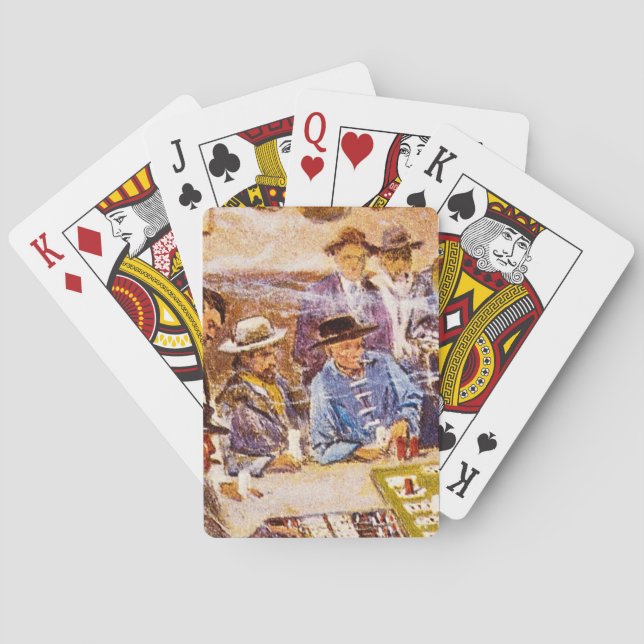 Faro orientering i MintSaloon_Great konstverk Kortlek (Baksidan)