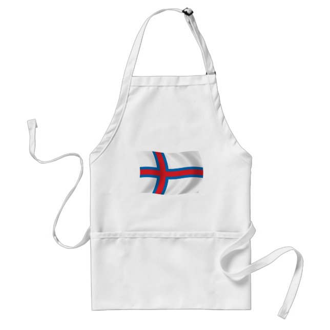 Färöarna Flagga Apron Förkläde (Framsidan)