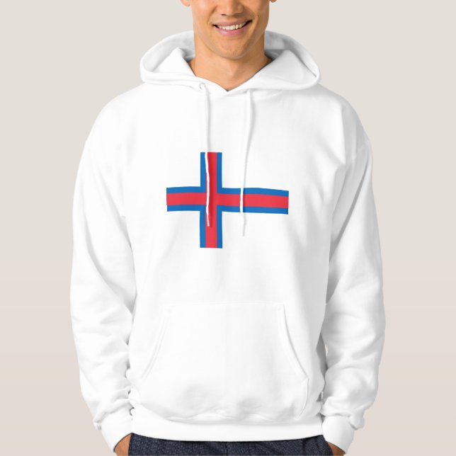 Färöarna, Flagga FO Hoodie (Framsida)