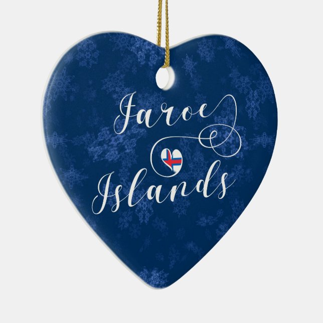 Färöarna Heart, Julgran Ornament (Höger)