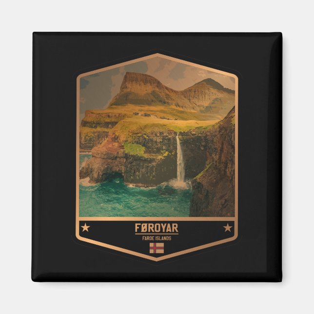 Färöarna Magnet (Framsidan)