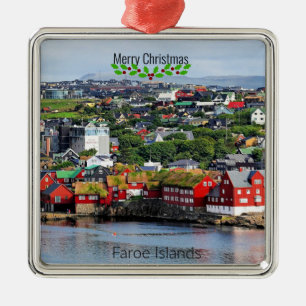 Färöarna (Torshavn) Julgransprydnad Metall