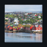 Färöarna (Torshavn) Magnet<br><div class="desc">Torshavn,  Färöarnas panoramaby</div>