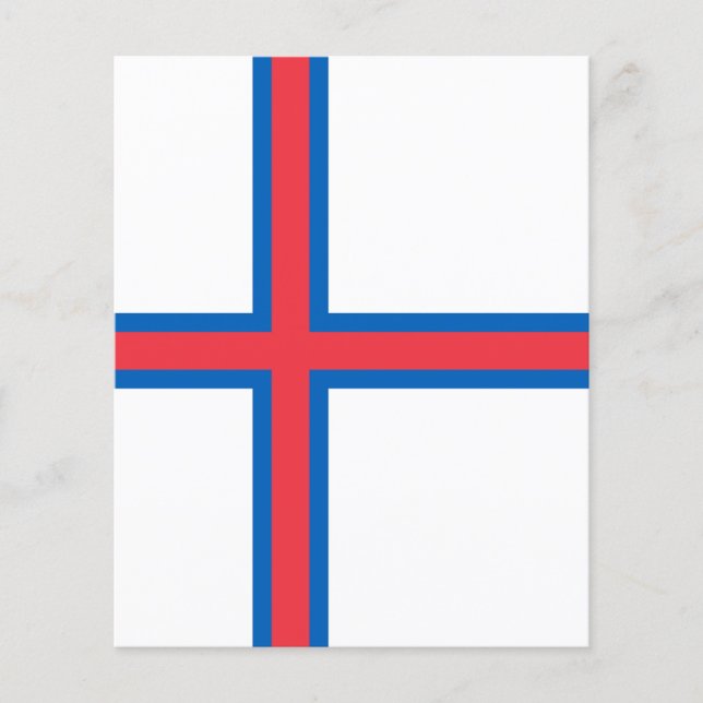 Färöarnas flagga (Framsida)